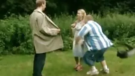 アルゼンチンの金髪の妻記録によって彼女の ...