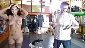 ブルネットblowjobようこそパウダー ...